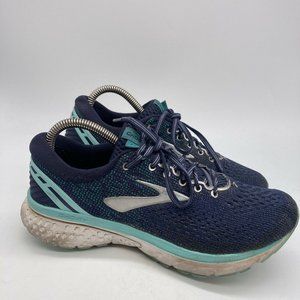 Brooks Ghost 11 Womens Running Shoes Blue Size 7.5 EU 38.5